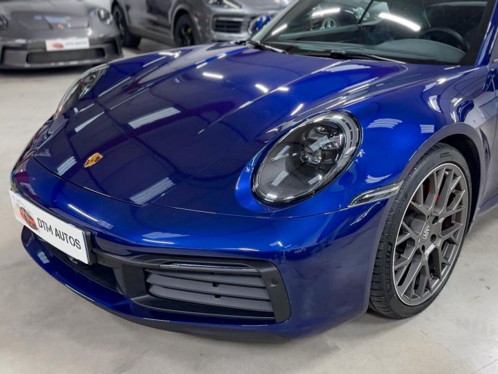 Porsche 992 911 CARRERA 4S CABRIOLET PDK 1° MAIN FR Bleu Gentiane Metal - 32