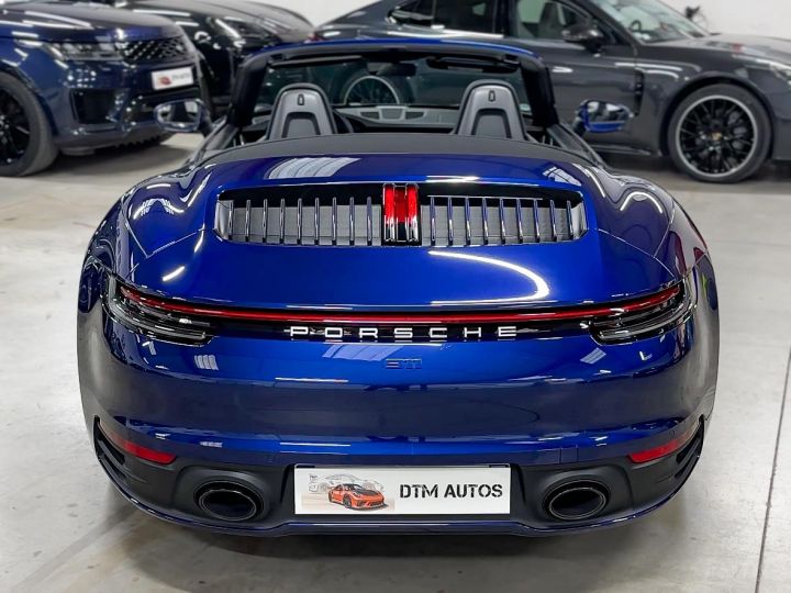 Porsche 992 911 CARRERA 4S CABRIOLET PDK 1° MAIN FR Bleu Gentiane Metal - 10