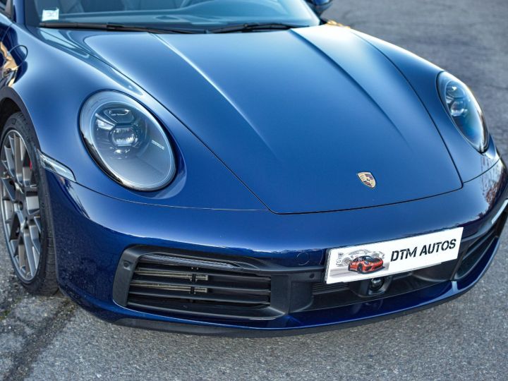 Porsche 992 911 CARRERA 4S CABRIOLET PDK 1° MAIN FR Bleu Gentiane Metal - 35