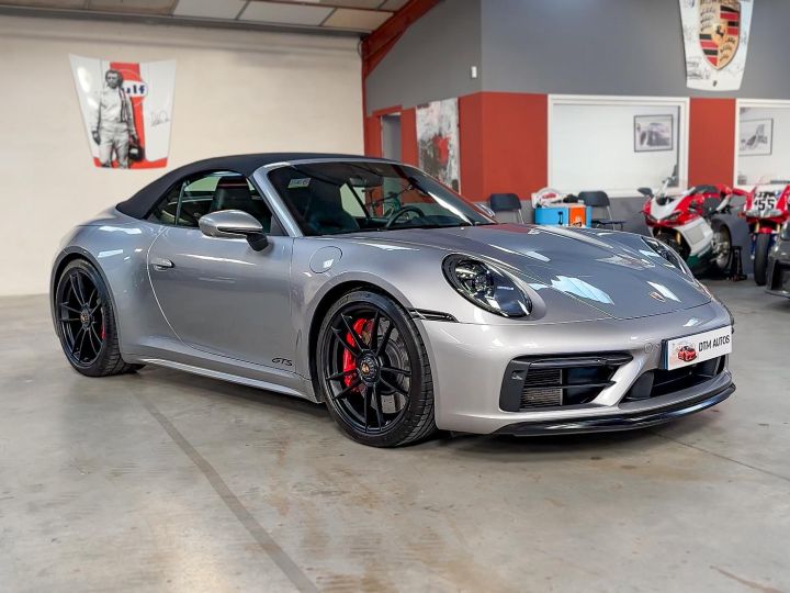 Porsche 992 CARRERA 4 GTS CABRIOLET 3.0L 480 Ch PDK FR TVA Argent Gt Metal - 42