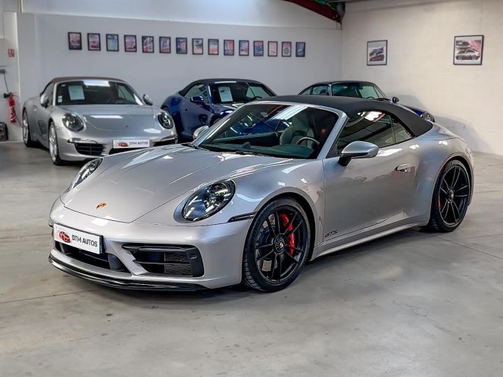 Porsche 992 CARRERA 4 GTS CABRIOLET 3.0L 480 Ch PDK FR TVA Argent Gt Metal - 33