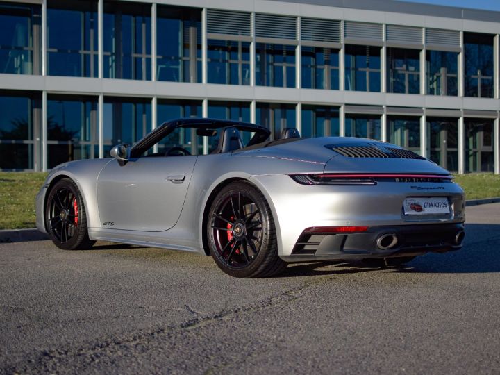 Porsche 992 CARRERA 4 GTS CABRIOLET 3.0L 480 Ch PDK FR TVA Argent Gt Metal - 4