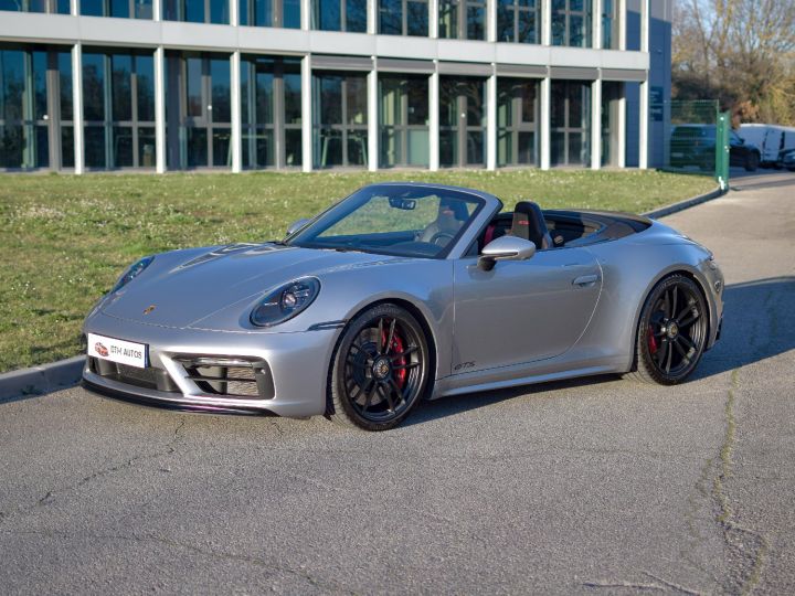 Porsche 992 CARRERA 4 GTS CABRIOLET 3.0L 480 Ch PDK FR TVA Argent Gt Metal - 1