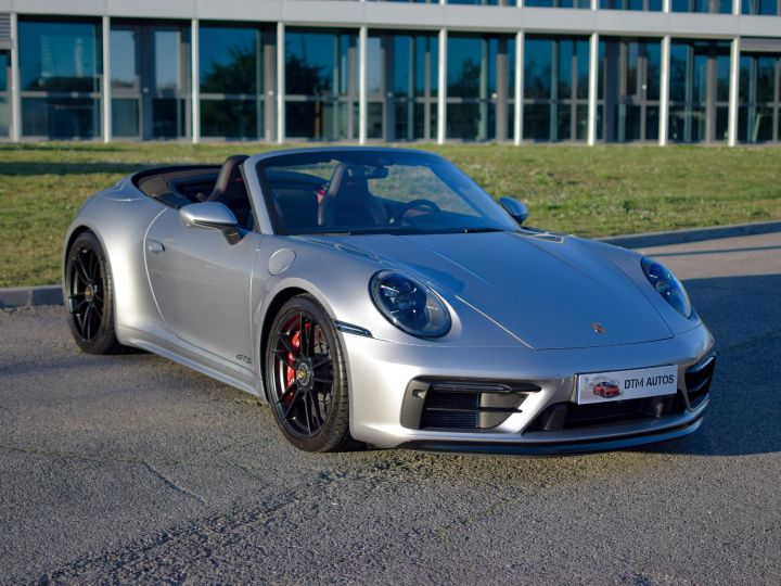 Porsche 992 CARRERA 4 GTS CABRIOLET 3.0L 480 Ch PDK FR TVA Argent Gt Metal - 16