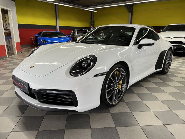 Porsche 992 Coupé S LIFT CHRONO BOSE CERAMIC NIGHT VISION DIRECTION ESSIEU ARRIERE PSE GARANTIE 12 MOIS BLANC - 1