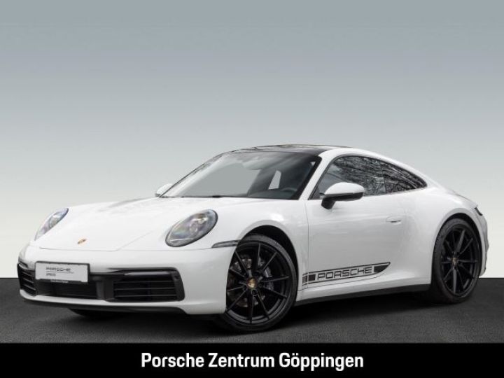Porsche 992 Echappement sport / Toit pano / Porsche approved blanc - 1