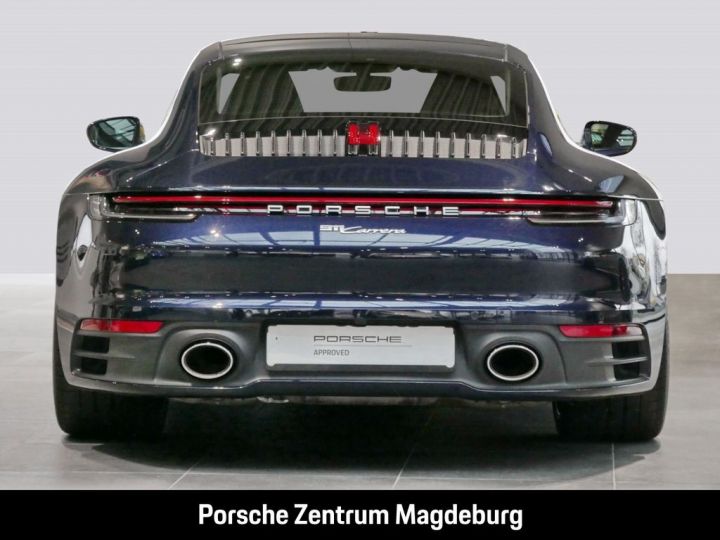 Porsche 992 Echappement sport / Toit pano / Porsche approved bleu métallisé - 4
