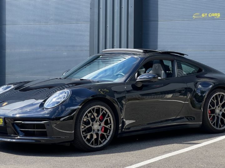 Porsche 992 Porsche 911 Type 992 Carrera 4S- crédit 1 267 euros par mois - échappement sport - TO - française - 1e main - lift system - TVA apparente Noir métallisé - 3