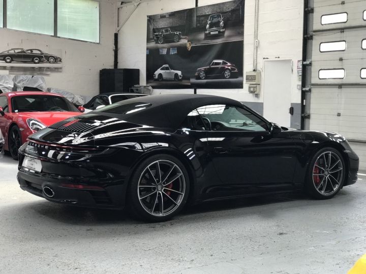 Porsche 992 PORSCHE 992 CARRERA 4S CABRIOLET 3.0 450CV PDK / PACK SPORT DESIGN / 360 / PSE / CHONO / SUPERBE Noir - 6