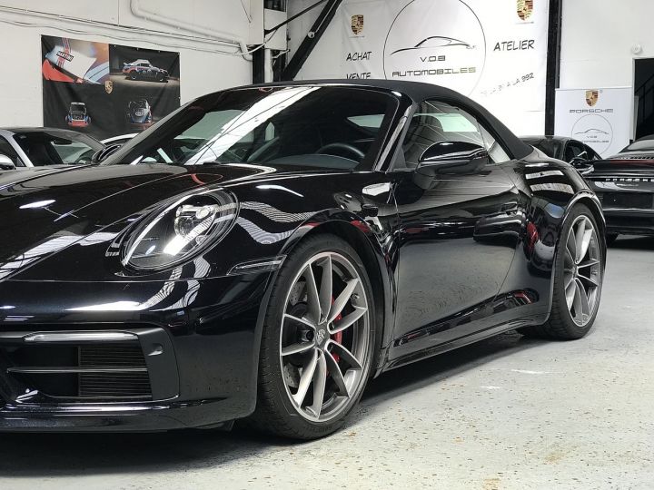 Porsche 992 PORSCHE 992 CARRERA 4S CABRIOLET 3.0 450CV PDK / PACK SPORT DESIGN / 360 / PSE / CHONO / SUPERBE Noir - 13