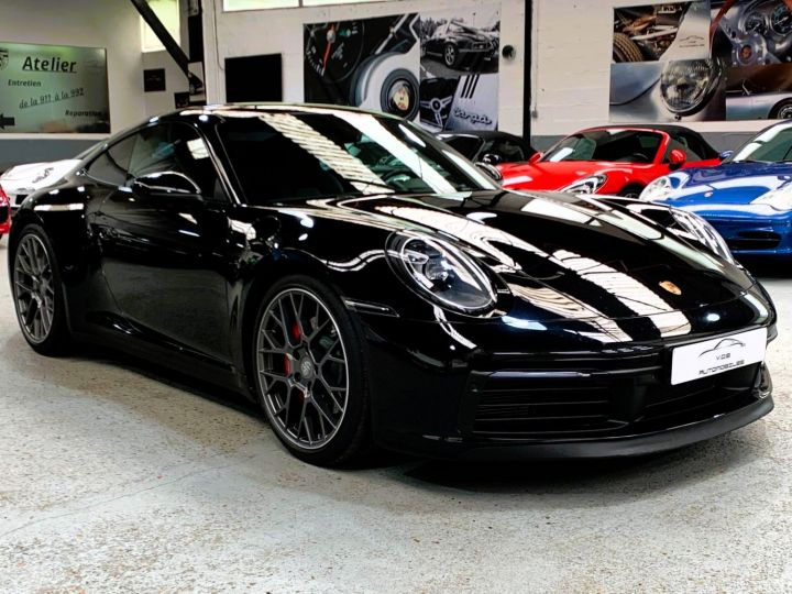 Porsche 992 PORSCHE 992 CARRERA 4S PDK 450CV / PANO / CHRONO/PSE/ LIFT /ROUES ARR DIRECT /MATRIX /25000KM / SUPERBE Noir - 4