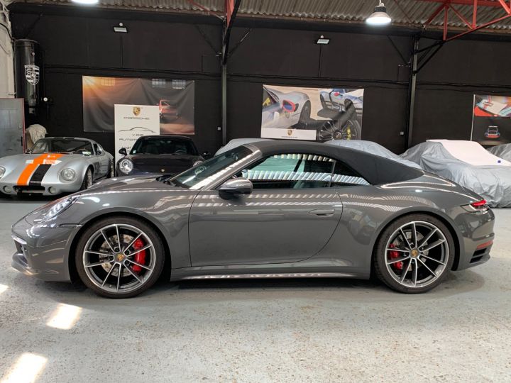 Porsche 992 PORSCHE 992 CARRERA S CABRIOLET 3.0 450CV PDK / CHRONO / PSE / APPROVED 09:25 Gris Quartz - 4