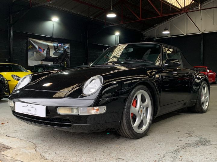 Porsche 993 PORSCHE 993 CARRERA CABRIOLET / BVM / 53600 KMS D ORIGINE Noir - 2