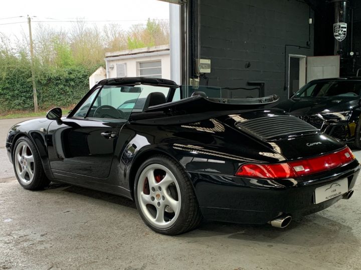 Porsche 993 PORSCHE 993 CARRERA CABRIOLET / BVM / 53600 KMS D ORIGINE Noir - 4