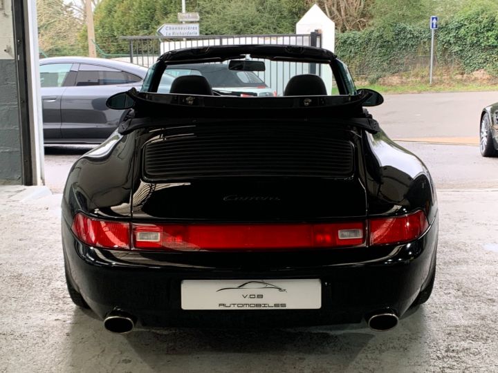 Porsche 993 PORSCHE 993 CARRERA CABRIOLET / BVM / 53600 KMS D ORIGINE Noir - 5