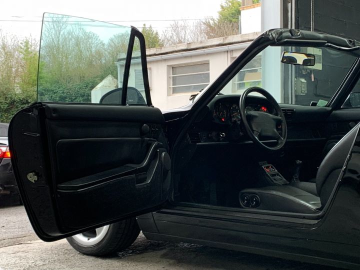 Porsche 993 PORSCHE 993 CARRERA CABRIOLET / BVM / 53600 KMS D ORIGINE Noir - 28