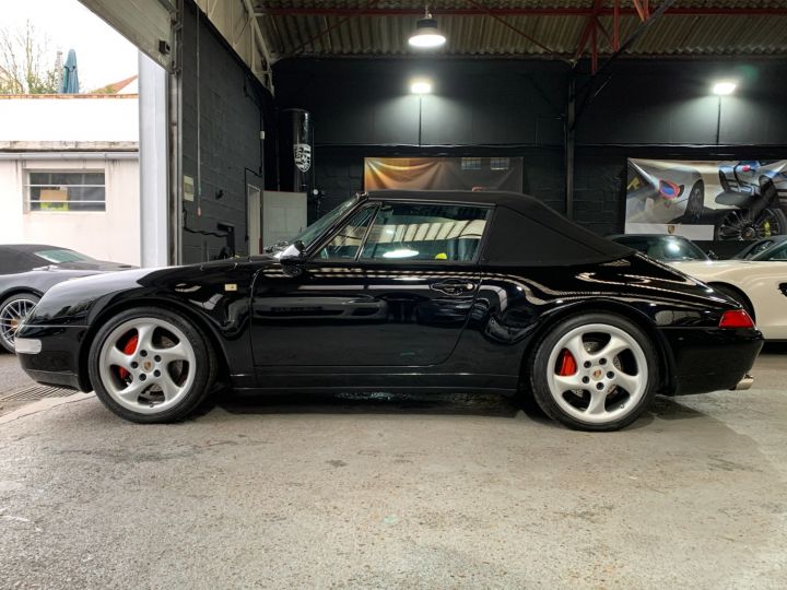 Porsche 993 PORSCHE 993 CARRERA CABRIOLET / BVM / 53600 KMS D ORIGINE Noir - 10