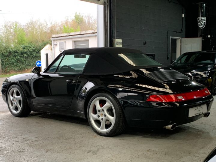 Porsche 993 PORSCHE 993 CARRERA CABRIOLET / BVM / 53600 KMS D ORIGINE Noir - 9