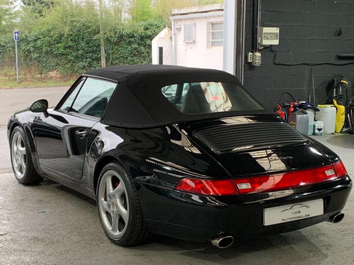 Porsche 993 PORSCHE 993 CARRERA CABRIOLET / BVM / 53600 KMS D ORIGINE Noir - 8