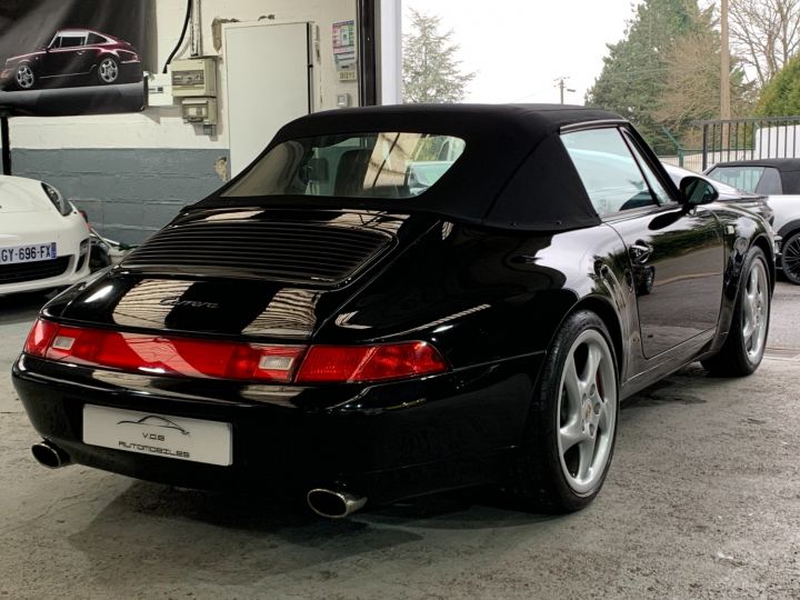 Porsche 993 PORSCHE 993 CARRERA CABRIOLET / BVM / 53600 KMS D ORIGINE Noir - 16