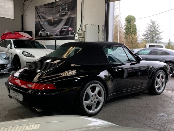 Porsche 993 PORSCHE 993 CARRERA CABRIOLET / BVM / 53600 KMS D ORIGINE Noir - 26