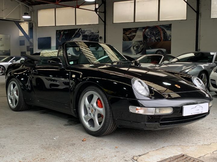 Porsche 993 PORSCHE 993 CARRERA CABRIOLET / BVM / 53600 KMS D ORIGINE Noir - 52