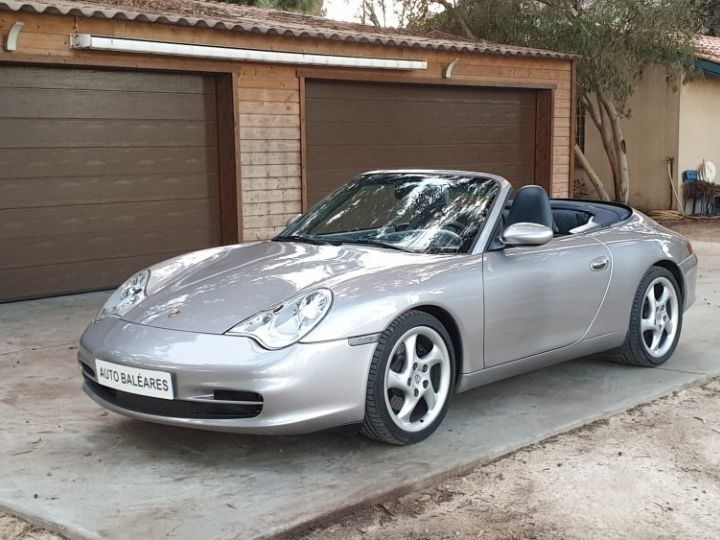 Porsche 996 CARRERA 2 CABRIOLET 3.6L 320 CH BOITE 6 MECA GRIS MEDITERRANEE METALLISE - 1