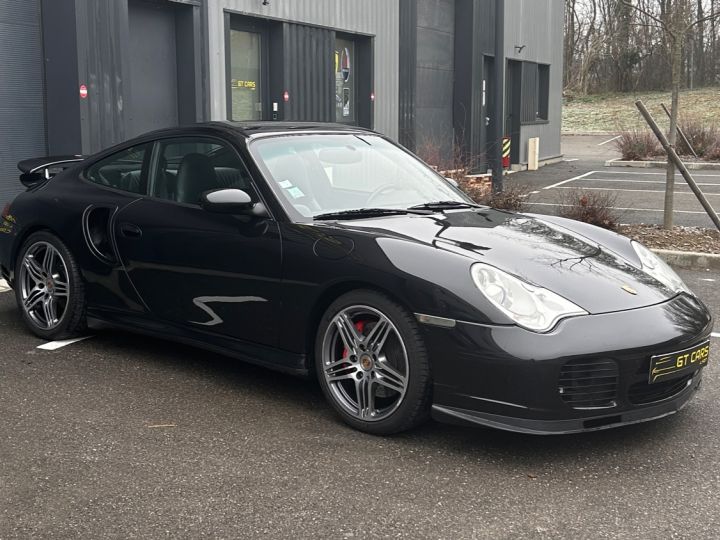 Porsche 996 Porsche 911 type 996 Turbo - crédit 542 euros par mois - Jantes 97 Turbo + jantes Techart - TO NOIR - 3