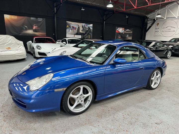 Porsche 996 PORSCHE 996 3.6 320CV CABRIOLET /HARD TOP / IMS FAIT / SUPERBE 98000KM Bleu - 4