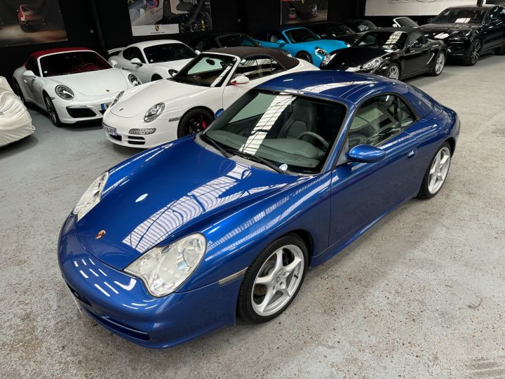 Porsche 996 PORSCHE 996 3.6 320CV CABRIOLET /HARD TOP / IMS FAIT / SUPERBE 98000KM Bleu - 12