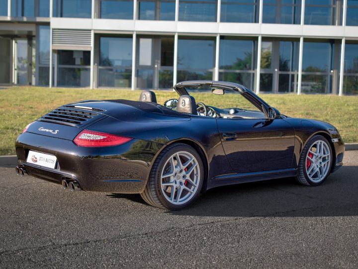 Porsche 997 911 Cabriolet Carrera S 3,8 L 385 Ch PDK Noir Basalte Métallisé - 15