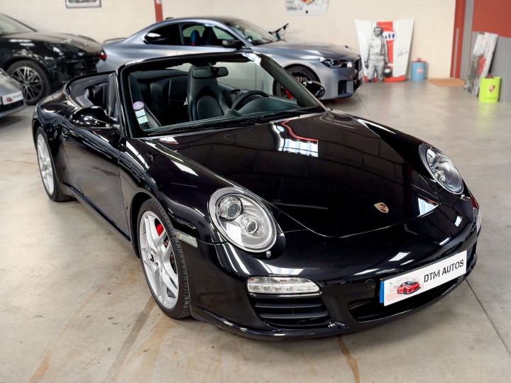 Porsche 997 911 Cabriolet Carrera S 3,8 L 385 Ch PDK Noir Basalte Métallisé - 30