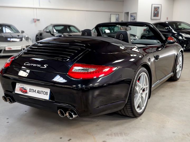 Porsche 997 911 Cabriolet Carrera S 3,8 L 385 Ch PDK Noir Basalte Métallisé - 38