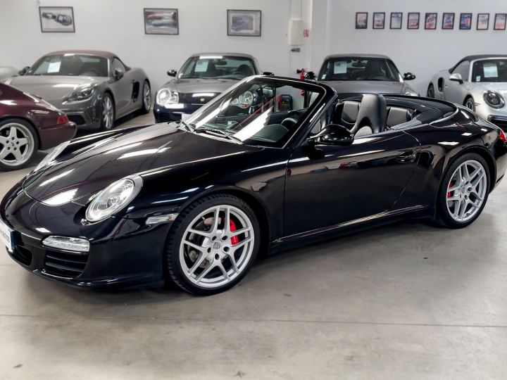 Porsche 997 911 Cabriolet Carrera S 3,8 L 385 Ch PDK Noir Basalte Métallisé - 44