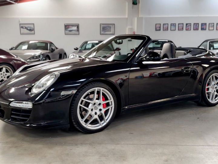 Porsche 997 911 Cabriolet Carrera S 3,8 L 385 Ch PDK Noir Basalte Métallisé - 48