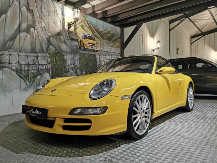 Porsche 997 CABRIOLET 3.6 325 CV CARRERA Jaune - 2