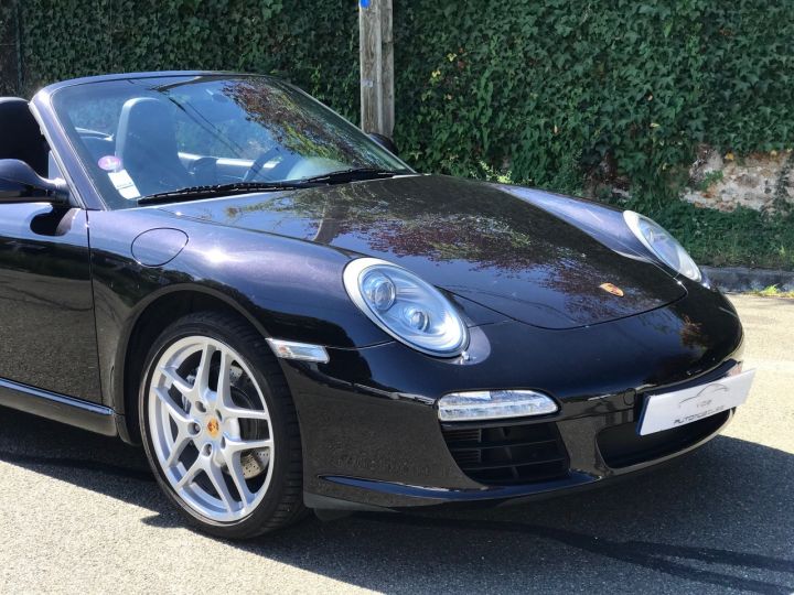 Porsche 997 PORSCHE 997.2 CARRERA PDK CABRIOLET 3.6 345CV /78000 KMS Noir Intense - 16