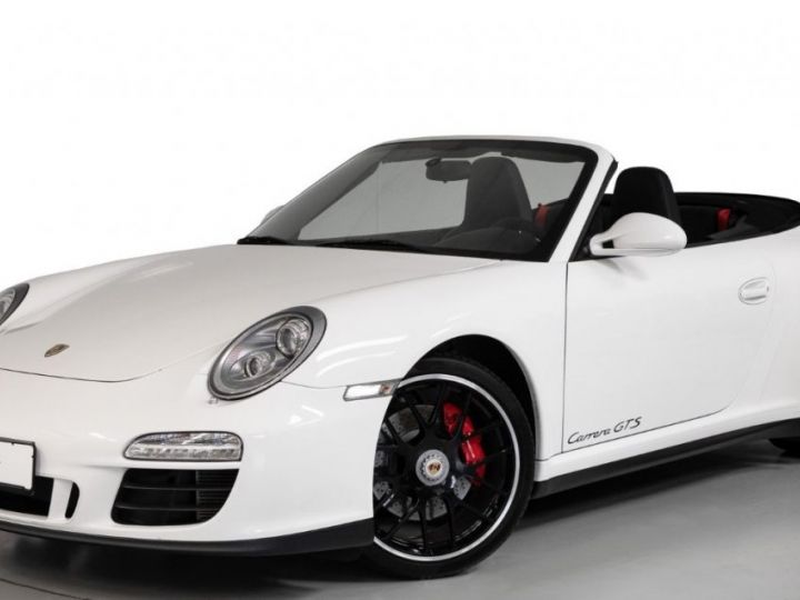 Porsche 997 Porsche 997 911 Carrera GTS Cabrio SportChrono Garantie porsche approved blanc - 1