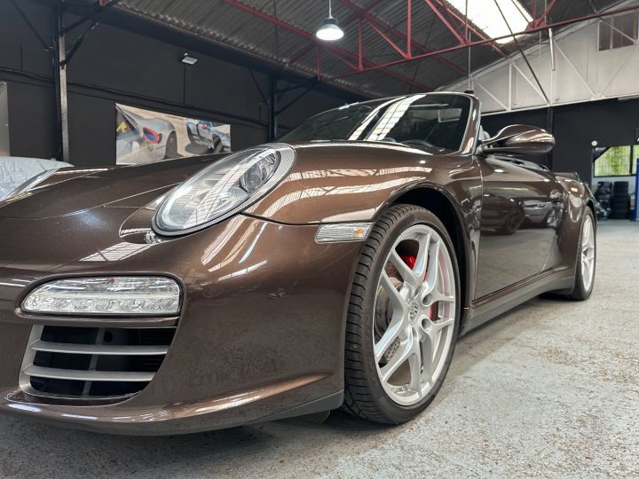 Porsche 997 PORSCHE 997 CARRERA 4S PDK CABRIOLET 3.8 385CV/ CHRONO/PSE/ VENTILE / FULL OPTIONS Macadamia - 5