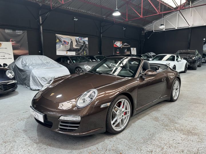 Porsche 997 PORSCHE 997 CARRERA 4S PDK CABRIOLET 3.8 385CV/ CHRONO/PSE/ VENTILE / FULL OPTIONS Macadamia - 2