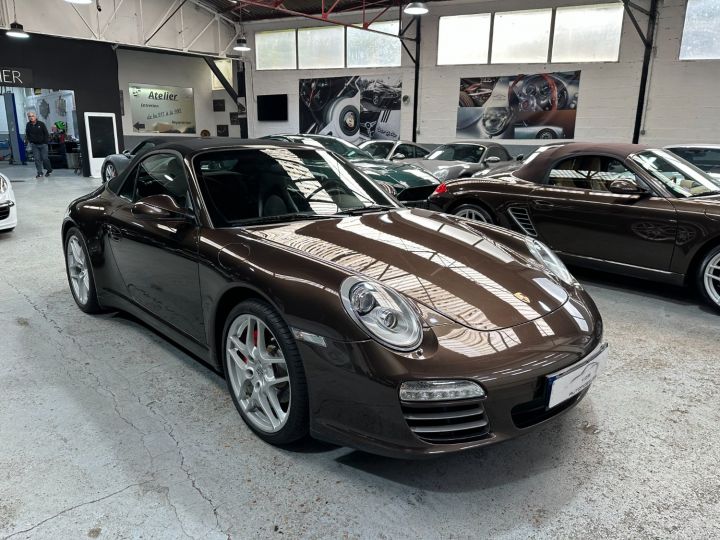 Porsche 997 PORSCHE 997 CARRERA 4S PDK CABRIOLET 3.8 385CV/ CHRONO/PSE/ VENTILE / FULL OPTIONS Macadamia - 26