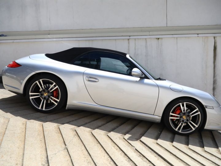 Porsche 997 PORSCHE 997 CARRERA 4S PDK CABRIOLET 3.8 385CV / FULL /PSE/ CHRONO / APPROVED 06:2022 Gris Gt - 3