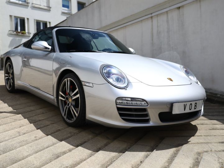 Porsche 997 PORSCHE 997 CARRERA 4S PDK CABRIOLET 3.8 385CV / FULL /PSE/ CHRONO / APPROVED 06:2022 Gris Gt - 9