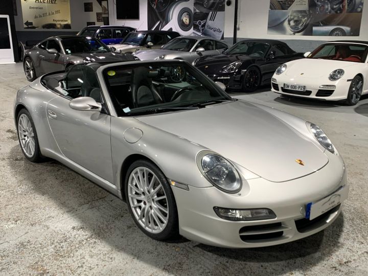 Porsche 997 PORSCHE 997 CARRERA CABRIOLET 3.6 325CV / BVA / PSE / SUPERBE Argent - 12