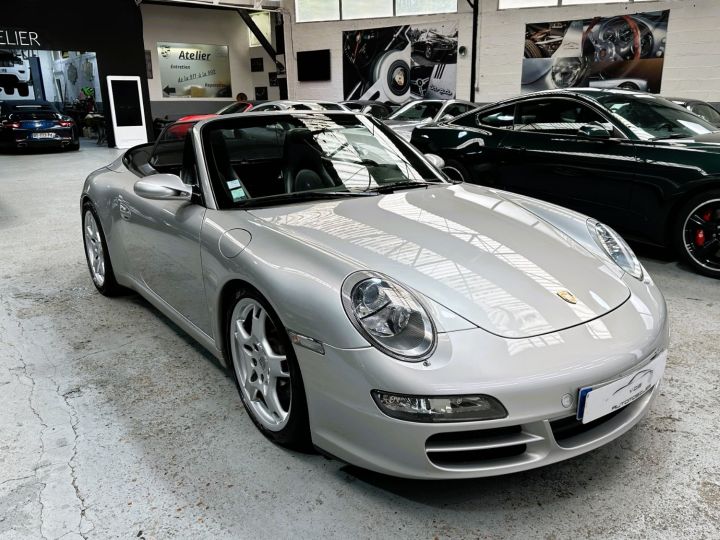 Porsche 997 PORSCHE 997 CARRERA CABRIOLET BVM 3.6 325CV / PSE / 19 / IMS FAIT / SUPERBE Argent - 2