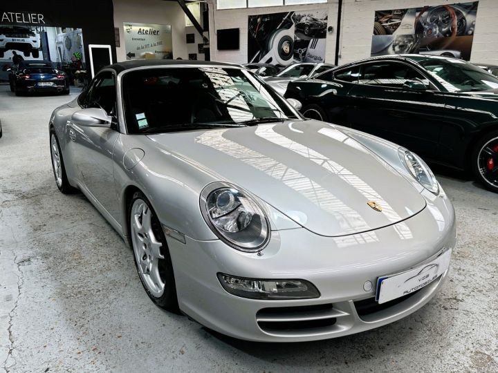 Porsche 997 PORSCHE 997 CARRERA CABRIOLET BVM 3.6 325CV / PSE / 19 / IMS FAIT / SUPERBE Argent - 6