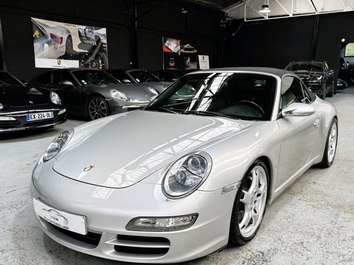 Porsche 997 PORSCHE 997 CARRERA CABRIOLET BVM 3.6 325CV / PSE / 19 / IMS FAIT / SUPERBE Argent - 1