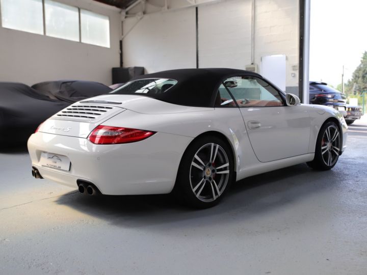 Porsche 997 PORSCHE 997 CARRERA S 3.8 385CV PDK CABRIOLET / CHRONO/ PSE / SUPERBE Blanc - 5