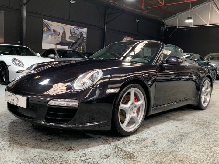 Porsche 997 PORSCHE 997 CARRERA S CABRIOLET PDK / 3.8 385CV / CHRONO /PASM / 54000 KMS Noir - 1