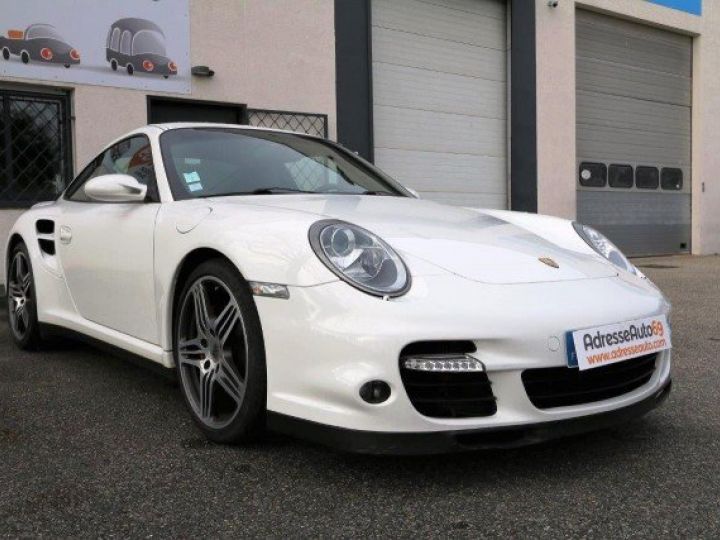 Porsche 997 TURBO 3,6 480 CV COUPE BVM6     Essence BLANC - 1